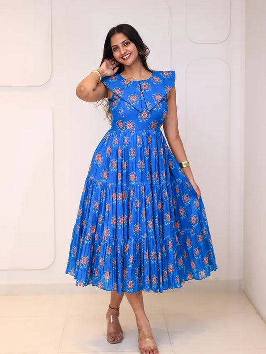 Gulmohar Tales β Handblock Kurta Set