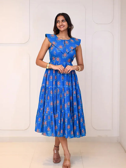 Gulmohar Tales – Handblock Kurta Set