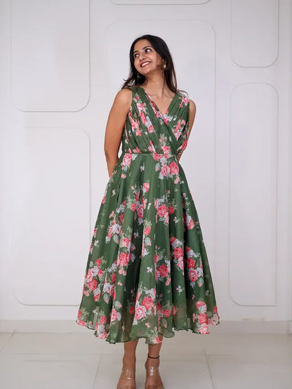 Ocean Drift – Indigo Handblock Kurti