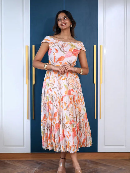 Twilight Mist – Chanderi Tunic