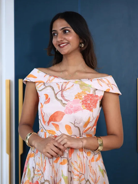 Twilight Mist – Chanderi Tunic