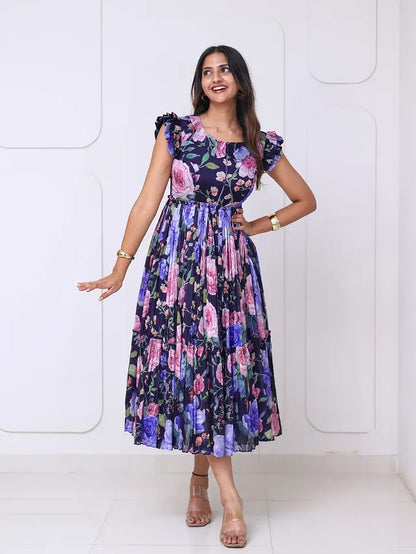 Rosewood Charm – Muslin Angrakha Kurta