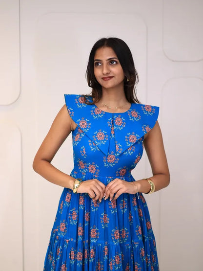 Gulmohar Tales – Handblock Kurta Set